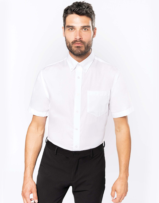 CHEMISE MANCHES COURTES SANS REPASSAGE