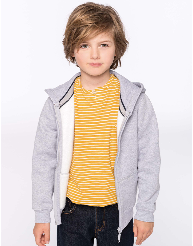 SWEAT-SHIRT CAPUCHE ZIPPÉ ENFANT
