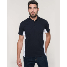 FLAG  POLO BICOLORE MANCHES COURTES