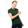 Polo piqué manches courtes femme