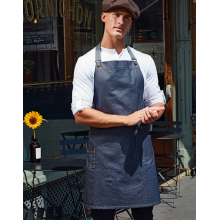 Tablier "effet ciré" à bavette "District"