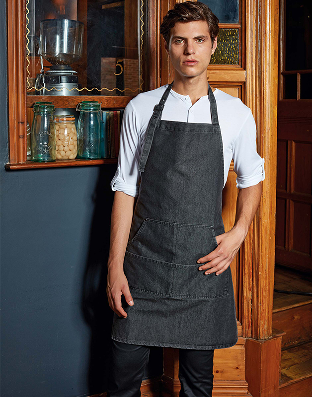Tablier à bavette "Denim"
