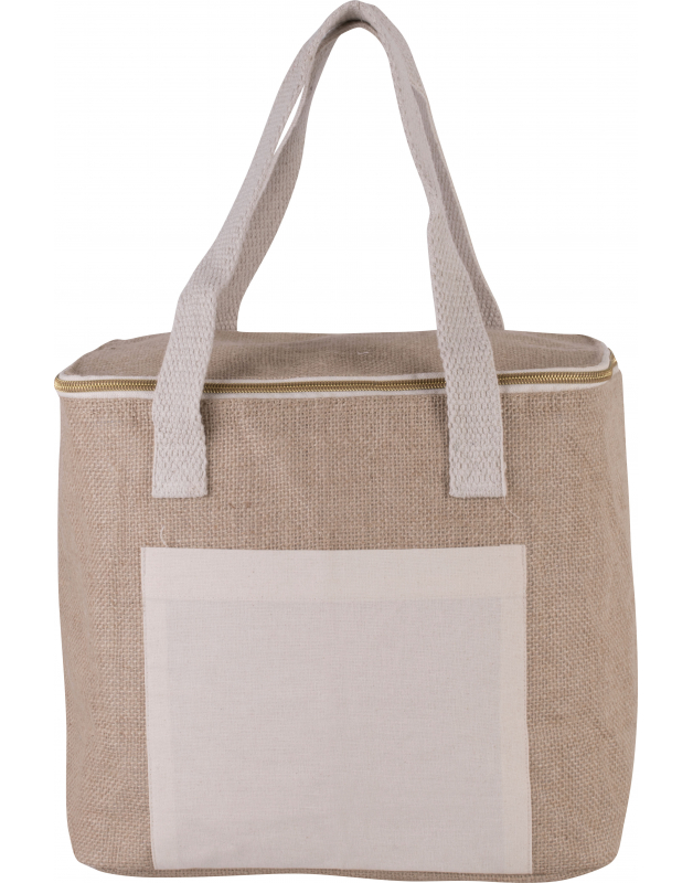 Sac isotherme en jute - modèle moyen