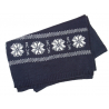 Echarpe de Noël tricotée motif étoiles