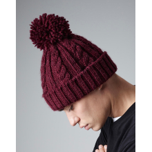 Cable Knit Melange Beanie