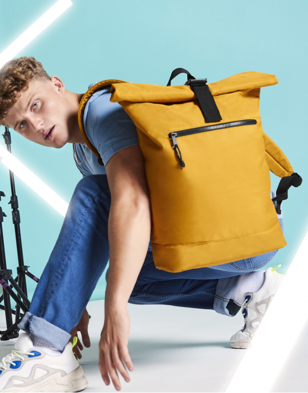 Recycled Roll-Top Backpack