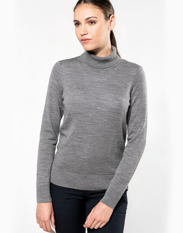 PULL MÉRINOS COL ROULÉ