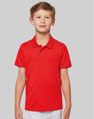 PA488-POLO MANCHES COURTES