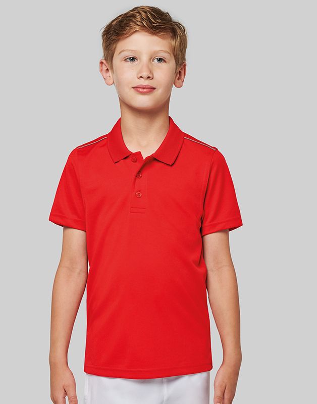 PA488-POLO MANCHES COURTES