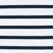 White / Navy Stripes