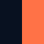 Black|Orange Fluo