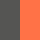 Dark Grey|Orange Fluo